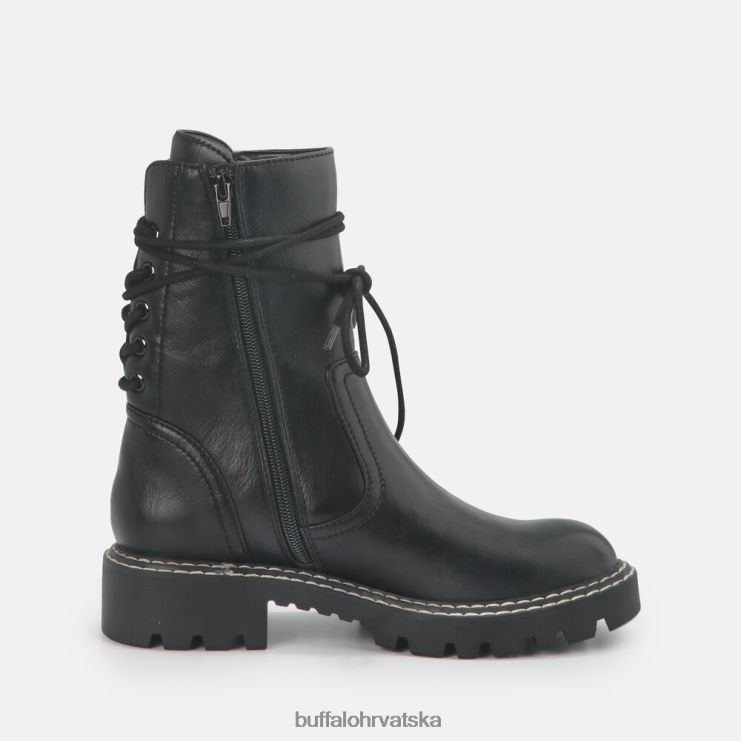 crno Buffalo stash gležnjača veganska |čizme TDD6T698